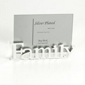 Silver Frame 4"x6" - "Family"